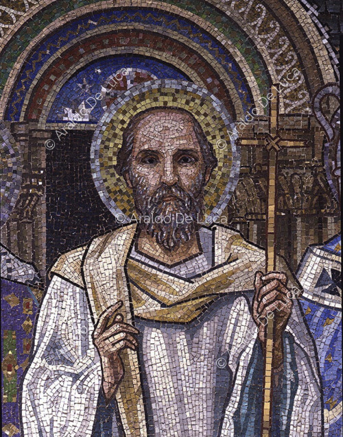 Dottori della Chiesa - particolare del mosaico absidale