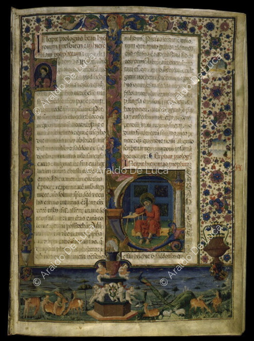 La Bibbia vol. II carta 1.r. Sant'Agostino