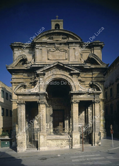 Kirche der Heiligen Katharina von Italien. Fassade