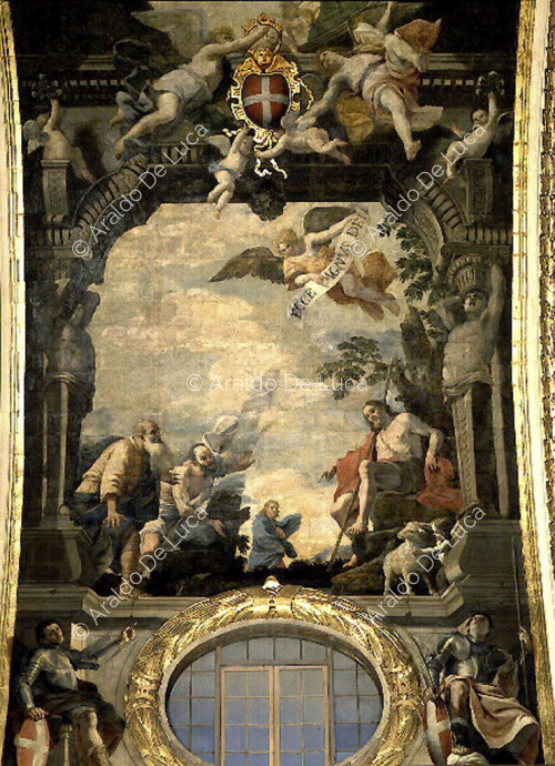 Scene della vita di san Giovanni Battista. Ecce Agnus Dei