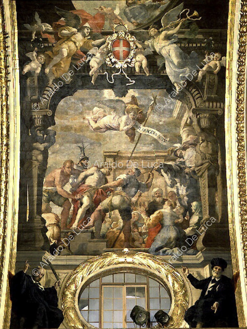 Scene della vita di San Giovanni Battista. San Giovanni arrestato dagli emissari di Erode