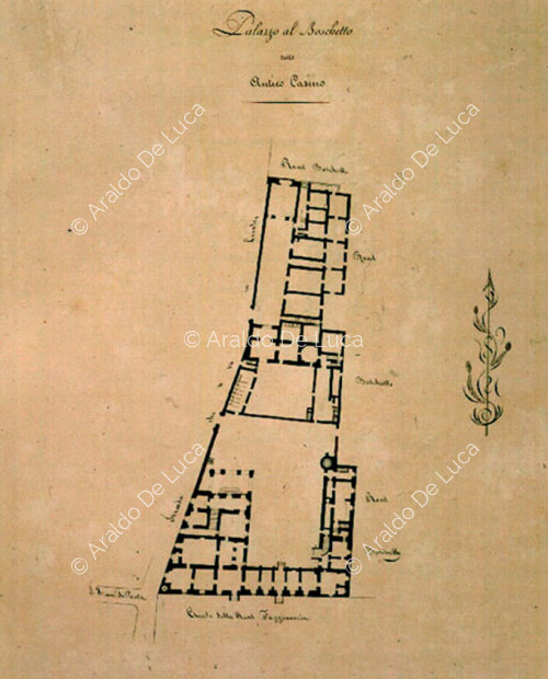 Plan des Palazzo al Boschetto