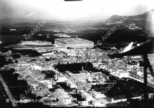 Vista aérea del 15 de julio de 1933