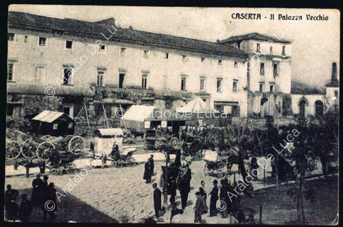 Veduta del Palazzo Vecchio nel 1919