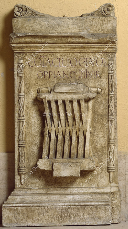 Funerary stele of C. Octacilius Oppianus