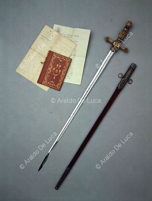 Épée de Ferdinand Pio di Borbone Duc de Noto