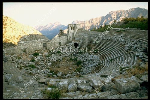 Vista del teatro romano