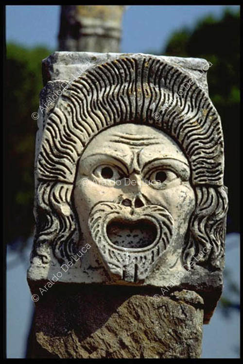 Maschera teatrale, Ostia. Italia