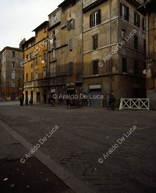 Blick auf das Ghetto in Rom