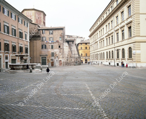 Vista del gueto de Roma