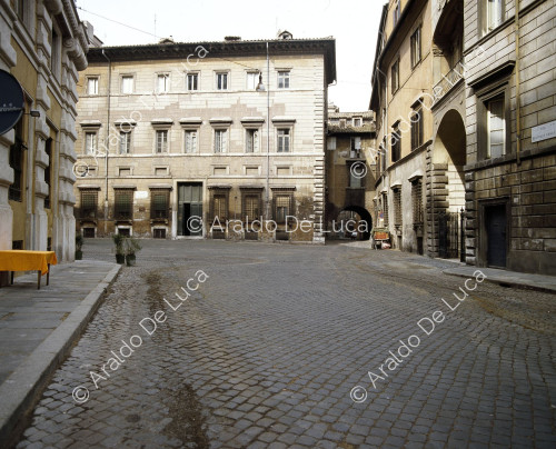 Blick auf das Ghetto in Rom