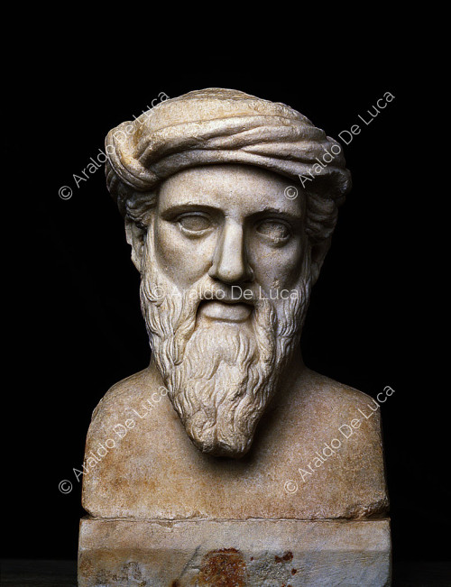 Bust portrait of Pythagoras