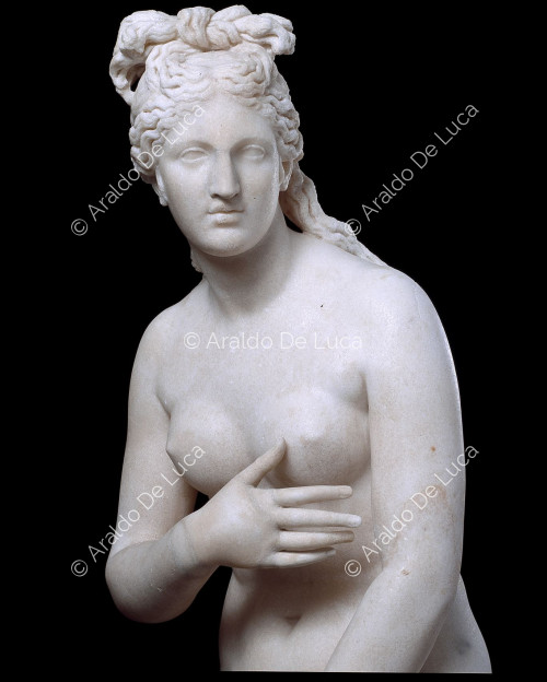 Venus Capitolina, detalle vista de frente