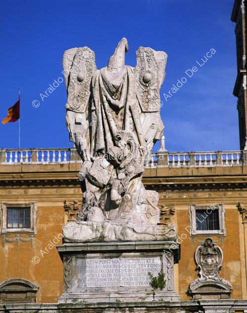 Piazza del Campidoglio, particolare