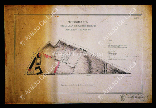 Topografia della Villa Caetani all'Esquilino