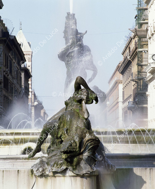 Fontana delle Naiadi a piazza della Repubblica