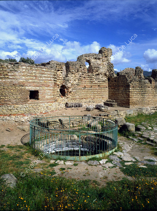 Vista del área arqueológica