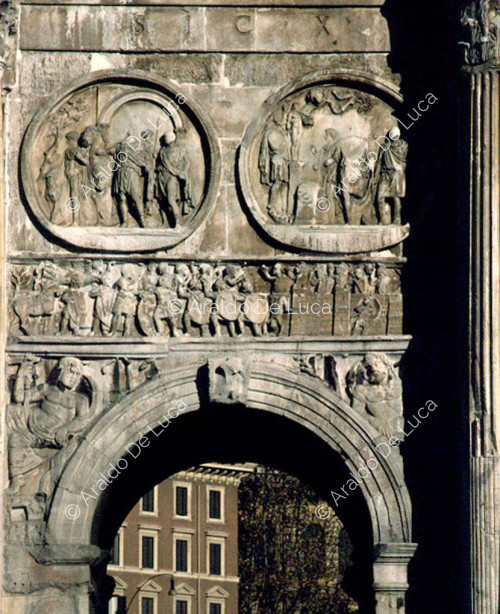 Arco di Costantino, particolare
