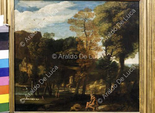 Landscape with the resting place of Hercules