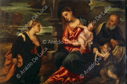 Sainte Famille avec Sainte Marie-Madeleine et Saint Jean