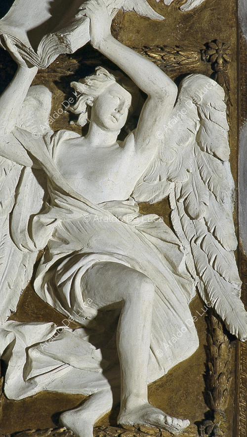 Ekstase der heiligen Theresa, Detail