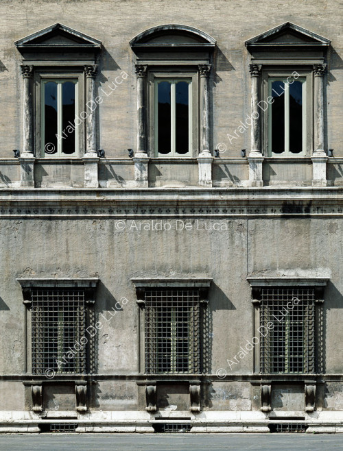 Palais Farnese. Façade