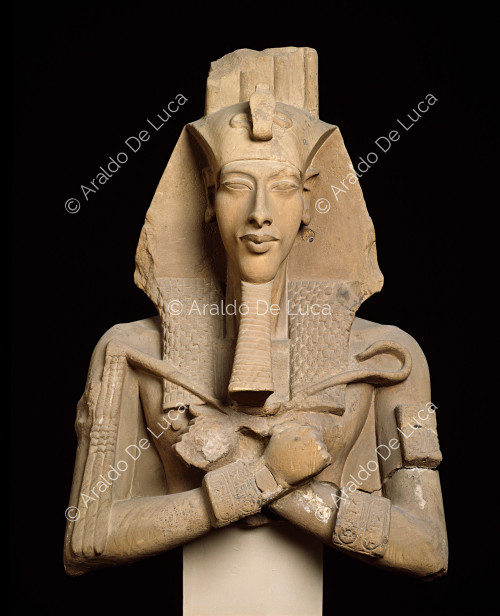 Fragment of a colossal statue of Akhenaten
