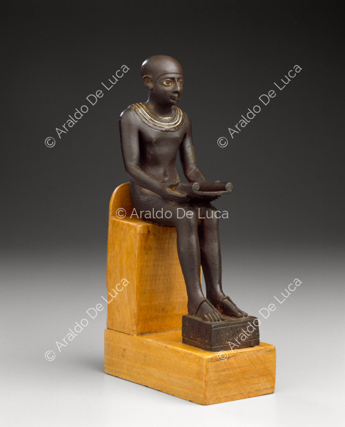 Bronzestatuette des Architekten Imhotep