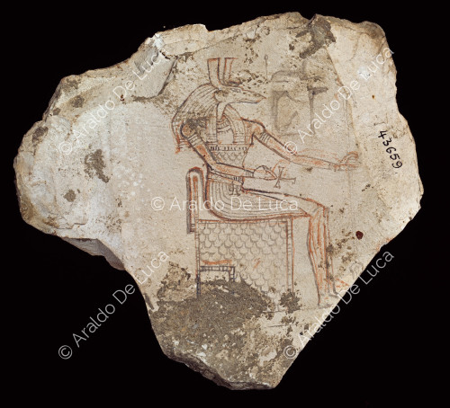Ostracon with the god Seth
