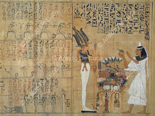 Funerary papyrus of the Priest of Khonsu Nesperennub