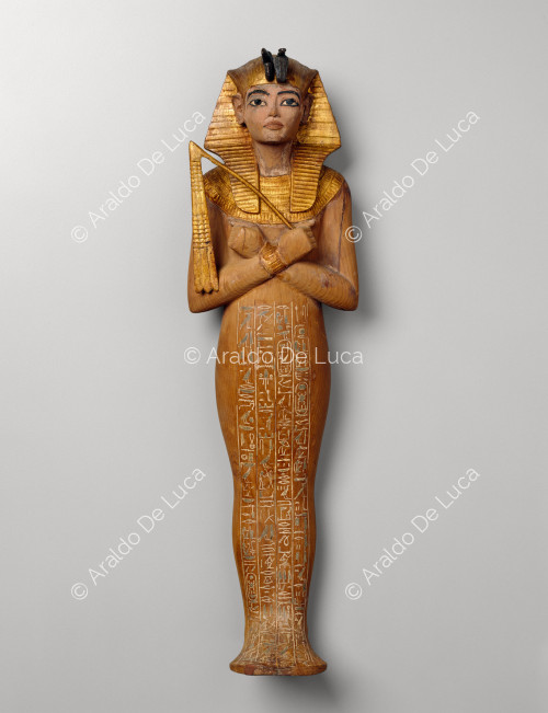 Tesoro de Tutankamón. Ushabty encontrado en la antecámara