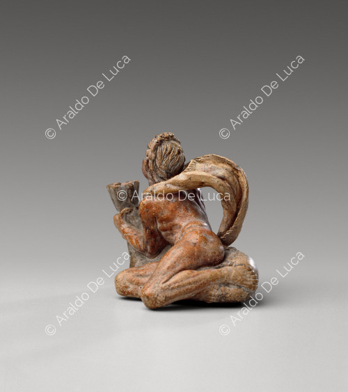 Satyr with a wineskin