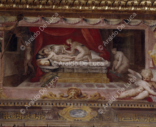 Fresco en el dormitorio de Pablo III