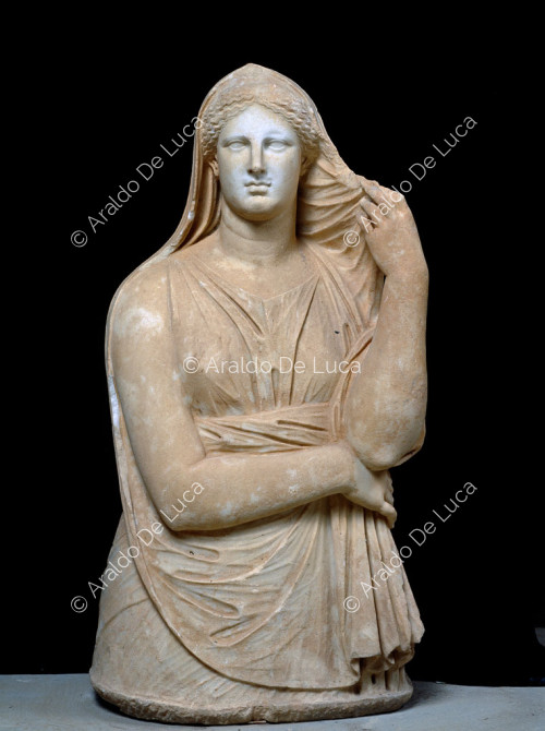 Busto funerario de la diosa Perséfone