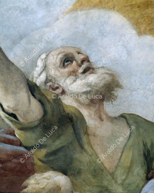 heaven old man with white beard caned Melchizedek angels catholic religion jewish - christian