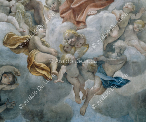 La Gloria celeste. Putti