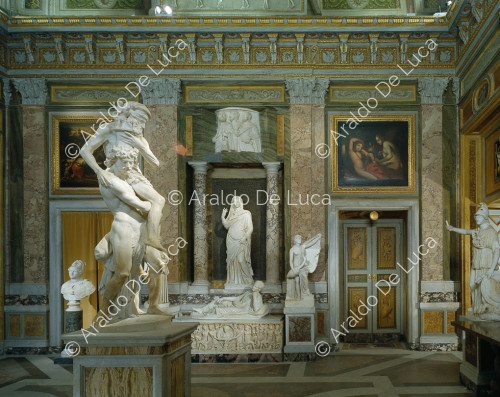 Veduta della Sala dell'Enea, Anchise e Ascanio