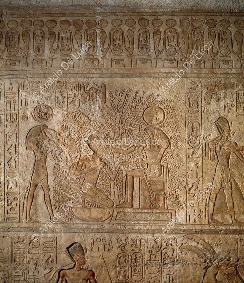 Temple of Ramesses II. Detail of the Battle of Quadesh