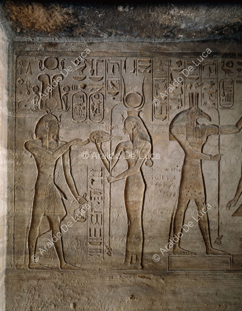 Ramses II. und Hathor