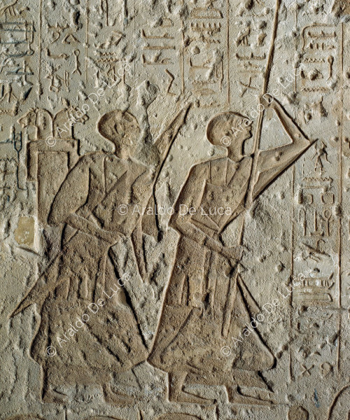 Battle of Qadesh: servants of Ramesses II at the war council