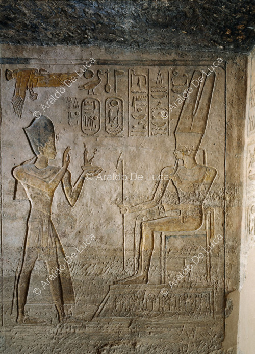 Ramses II. und Amon