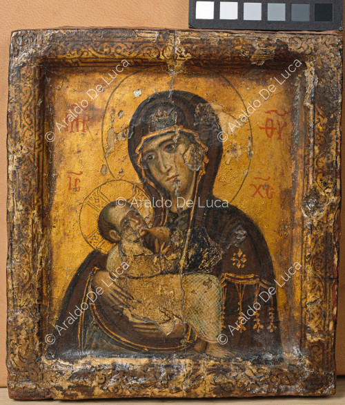 Icon with Our Lady of Milk