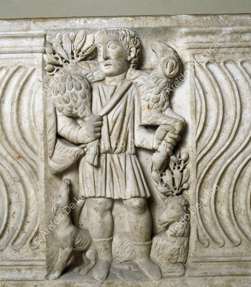 Relief d'un sarcophage de l'époque chrétienne
