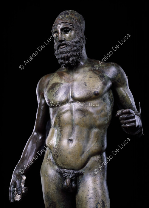 Riace Bronzes. Amphiaraus, Bronze B.