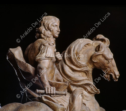 Sketch for the equestrian statue of Louis XIV