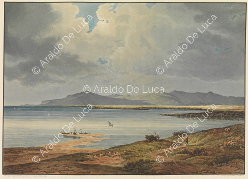 Vista del Puerto viejo de Lilibee y Monterix - Viaje pintoresco en Sicilia dedicada a su altura real la Señora Duquesa de Berry. Primer tomo