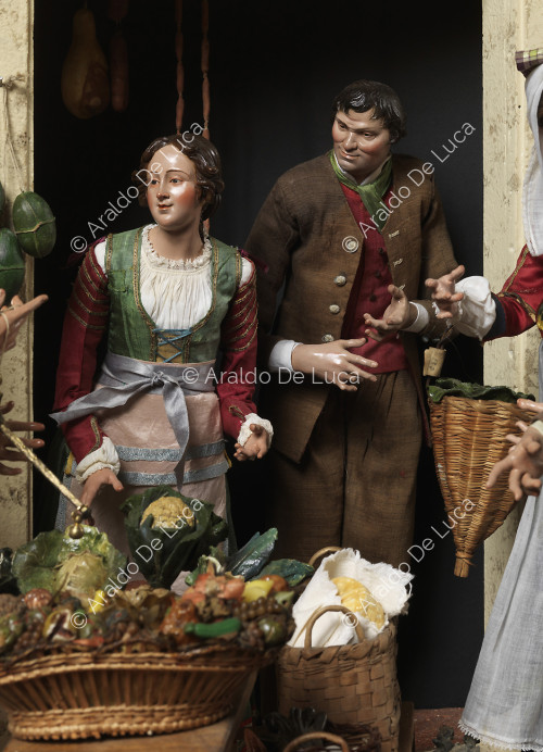 Presepe Reale. Scoglio del Mercato delle Verdure