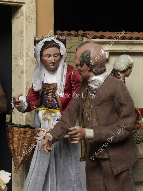 Presepe Reale. Scoglio del Mercato delle Verdure