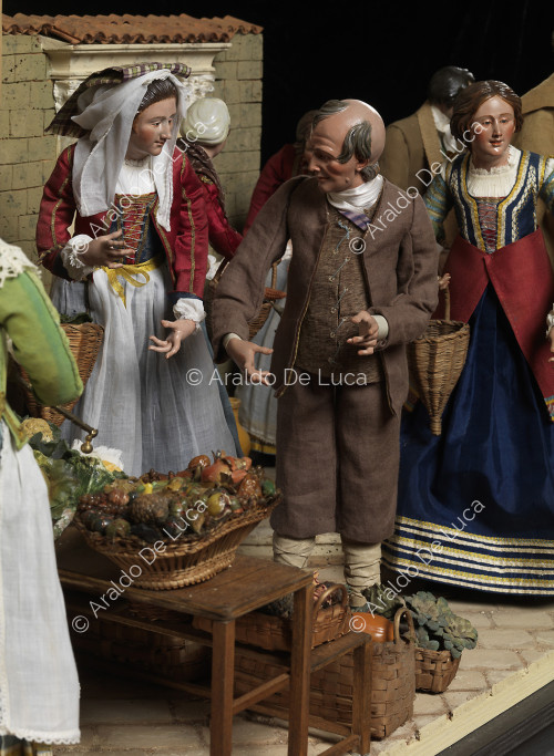 Presepe Reale. Scoglio del Mercato delle Verdure