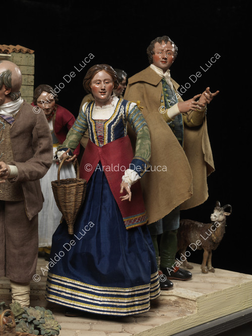 Presepe Reale. Scoglio del Mercato delle Verdure